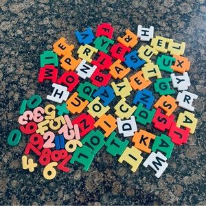 Toddler Little Kid Learning Magnets - Alphabet & Number Puzzle Magnets